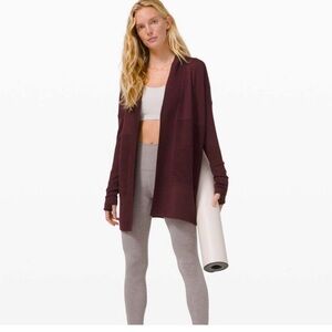 Lululemon Sit In Lotus Wrap Cardigan Sweater